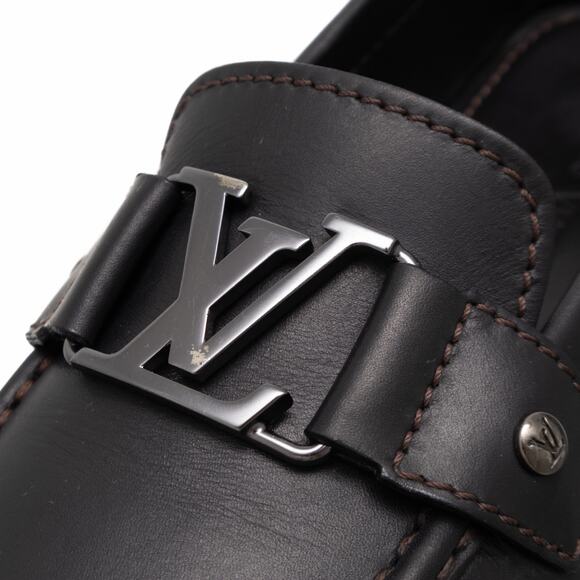 Louis Vuitton Men\'s Monte Carlo Buckle Moccasin Loafers Black Leather US 7.5 main image 9